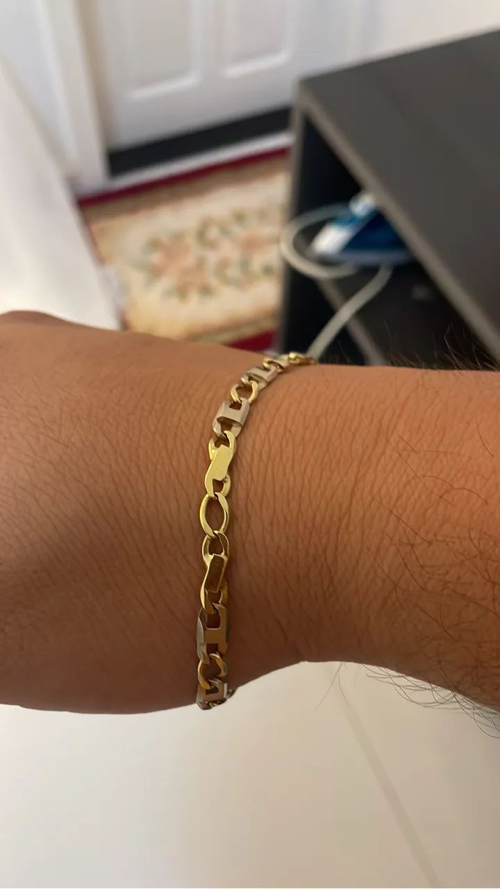 Pulseira de Ouro 18k 13gm