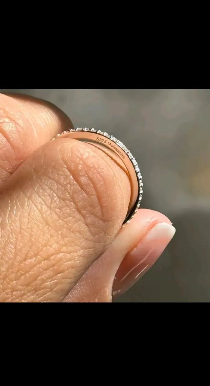 Anel Aparador de Moissanite  - Foto 4