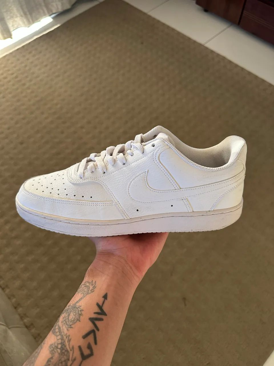 Tênis Nike Court Vision Branco  - Foto 4