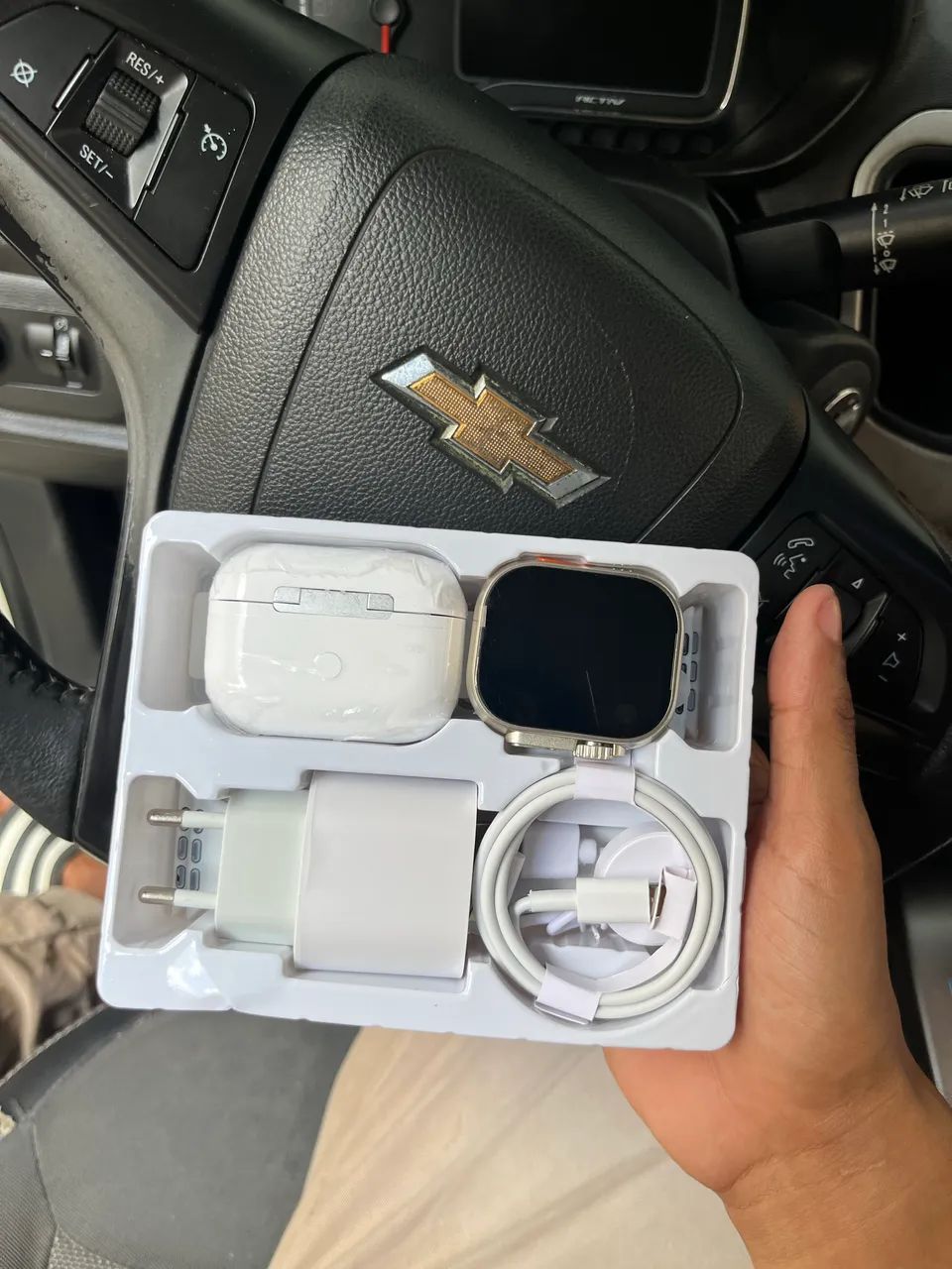 Kit Relógio, fone bluetooth, carregador - Foto 4