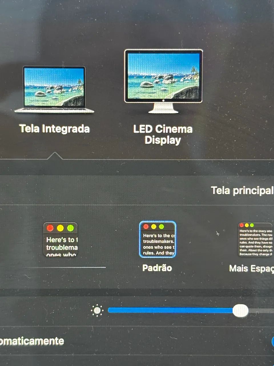Tela display monitor apple 24 polegadas cinema display sem vidro  - Foto 2