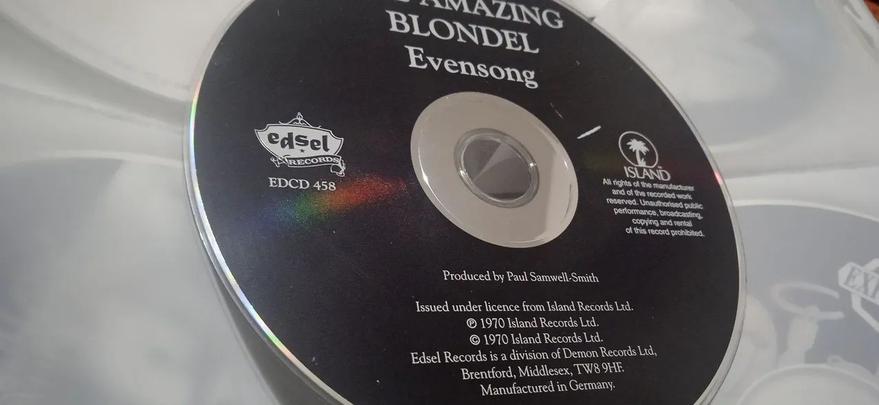 Cd Amazing blondel evensong