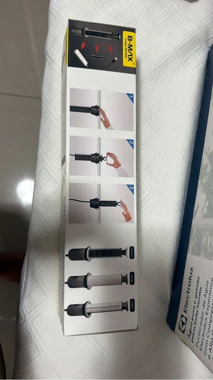 Torre Multiplug Retrátil Com 3 Tomadas e USB - Foto 3