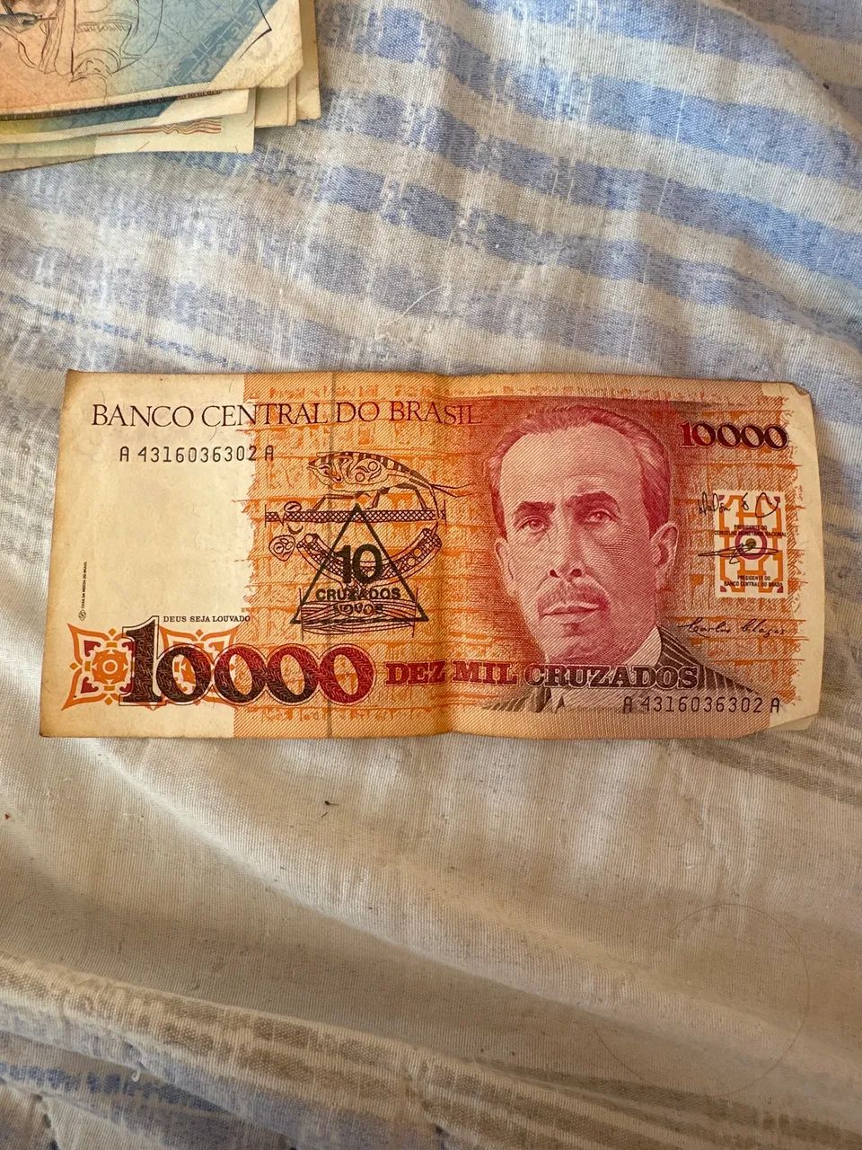 Nota 10000 Cruzados Carlos Chagas 