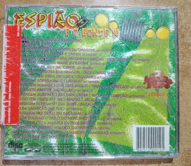 Cd Espião Shock De Monstro - É O Bonde Vol.4 - Foto 2