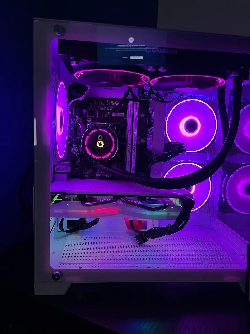 PC Gamer White i7 4790 | RX 580 8GB | 16GB SSD + HD Watercooler