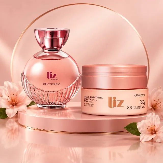Colônia Liz Sublime e Creme Hidratante Liz