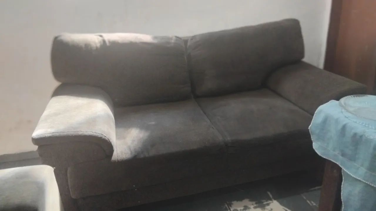Sofa grande 3 lugares almofadas removível  - Foto 3