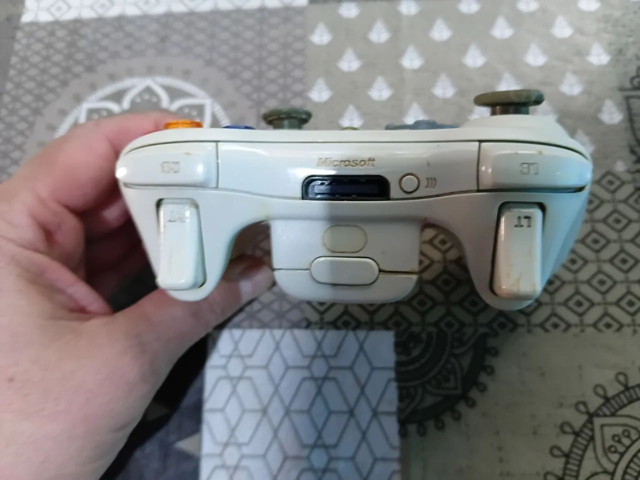 Controle x box 360 branco com defeito - Foto 5