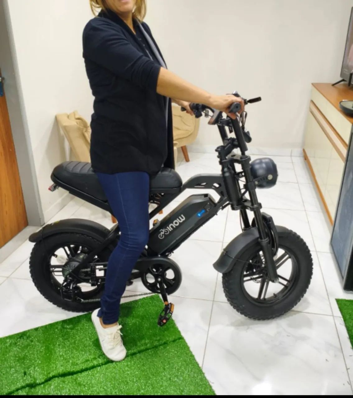 Bicicleta elétrica V8 Mini  - Foto 5
