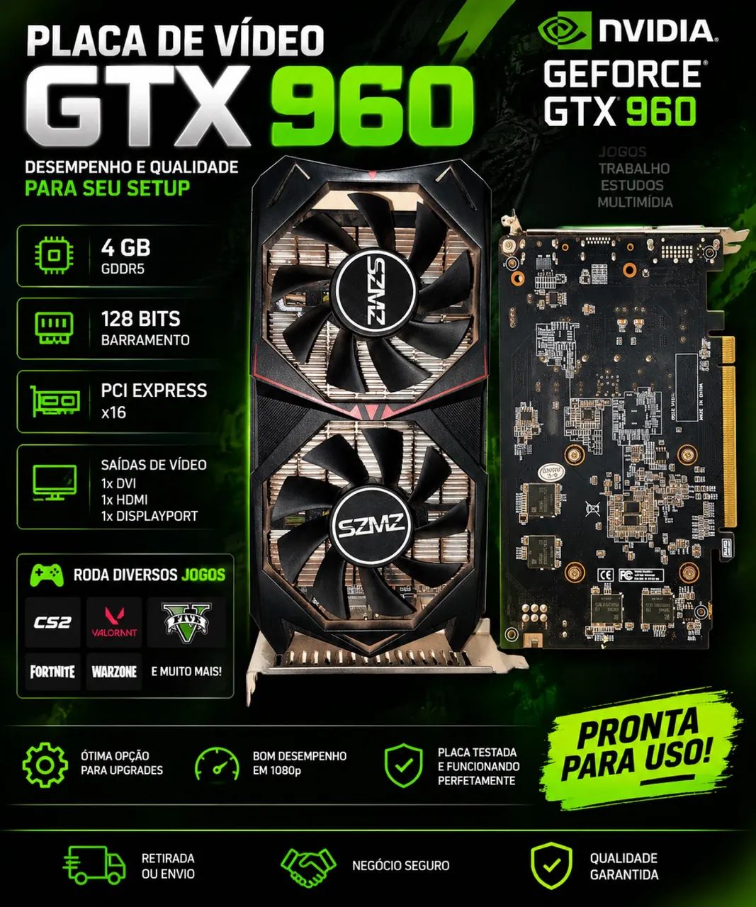 GTX 960 4gb 128bits