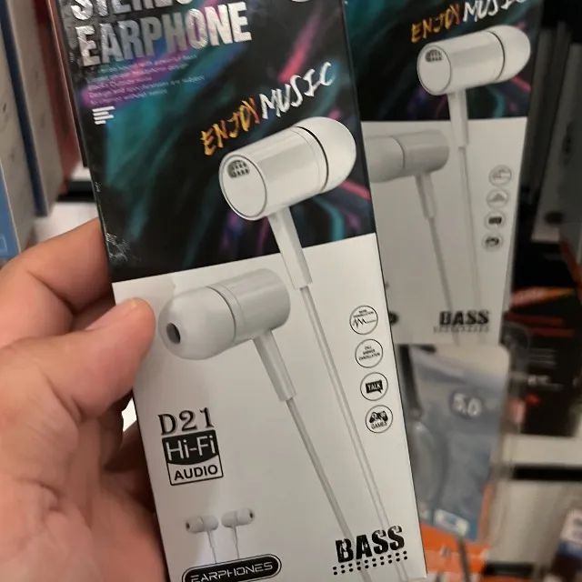 Fones de ouvido com fio - intra auricular
