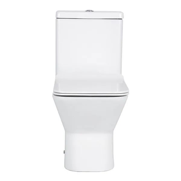 Kit Vaso Sanitário com Caixa Acoplada e Assento Branco Quadrado 3 e 6 litros Living Deca - Foto 3