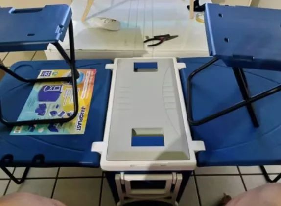 COOLER 32L (5 EM 1) MULT FUNCIONAL COM RODINHAS  - Foto 4