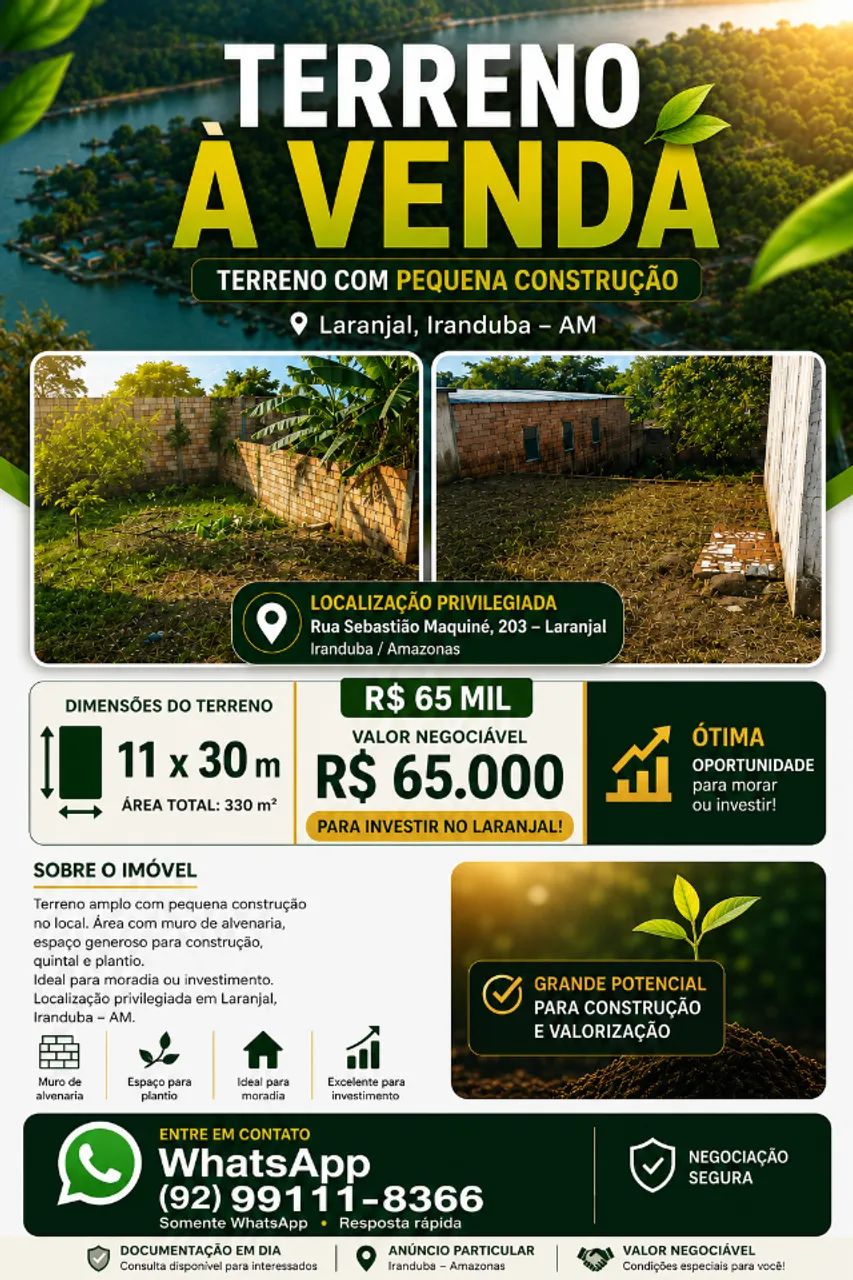 Terreno com Casa no Iranduba