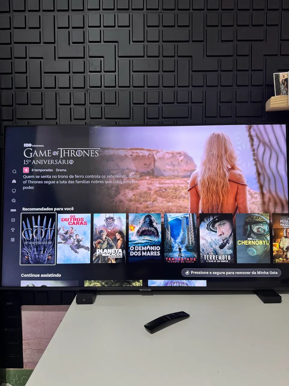 Smart tv 50 polegadas 4K - Samsung - Foto 4