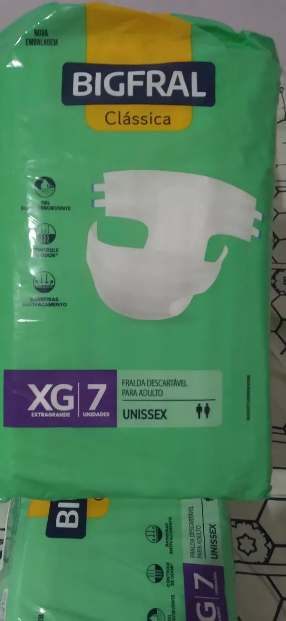 fralda geriatrica, XG, EG, novas marca bigfral e tena. - Foto 3