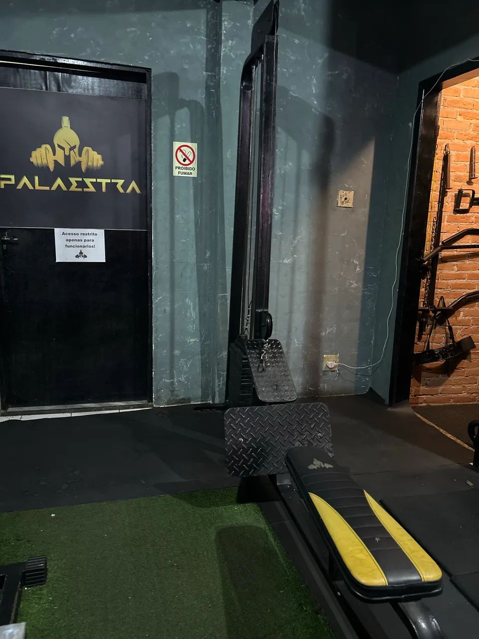 remada baixa com bateria de peso de 100kg  - Foto 2