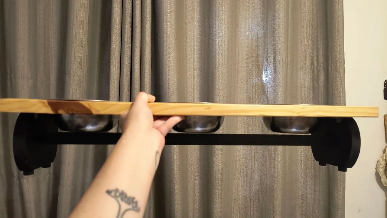 Comedouro triplo para pet - Foto 3