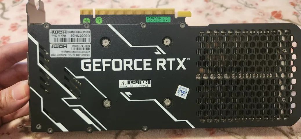 Placa de vídeo RTX 3060 8GB