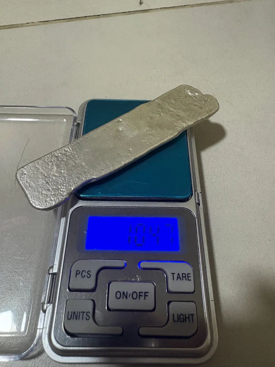 Barra de prata ligada 