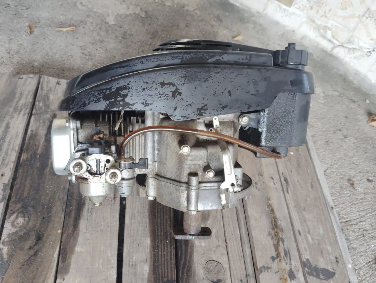 Motor estacionário 6.5 HP 4 tempos moedor de cano cortador de grama