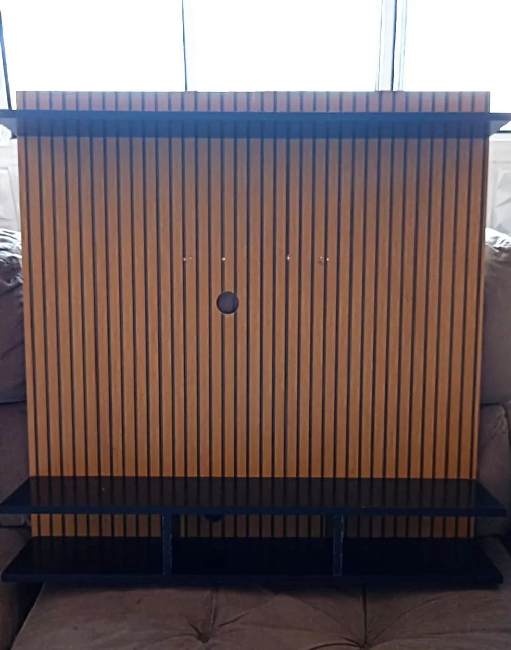Painel Ripado Mdf ideal para Tv de até 32 Polegadas Decoração Sala Quarto