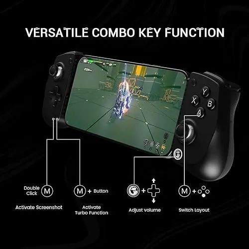 Controle para celulares Gamesir X5 Lite Type C android e iPhone 15/16 USB-C Hall Effect - Foto 5