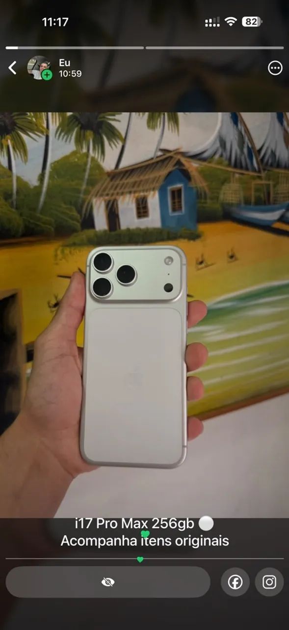 iPhone 17 Pro Max 1TB - Prateado 