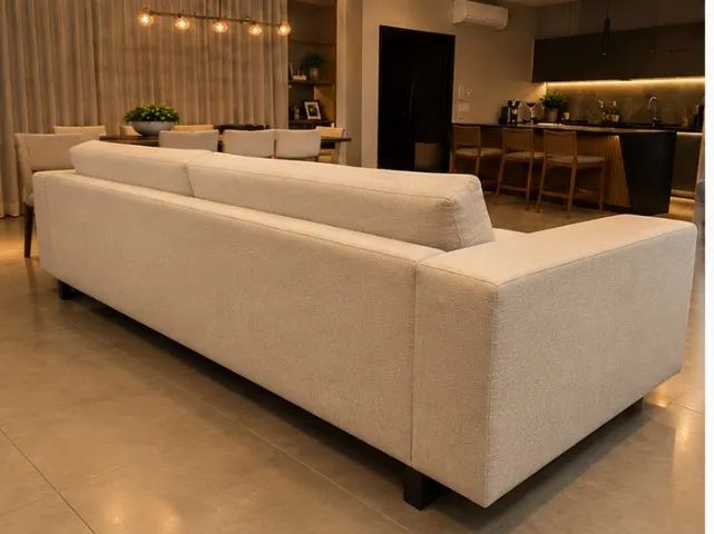 Baixou o preço - Sofá Living  - Sala de Estar  - Em linho  - Foto 2