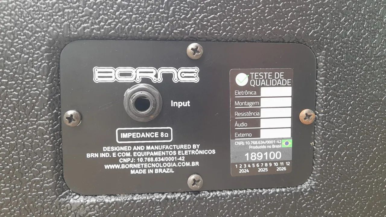 Amplificador borne mob t30 com caixa 1x12 - Foto 4