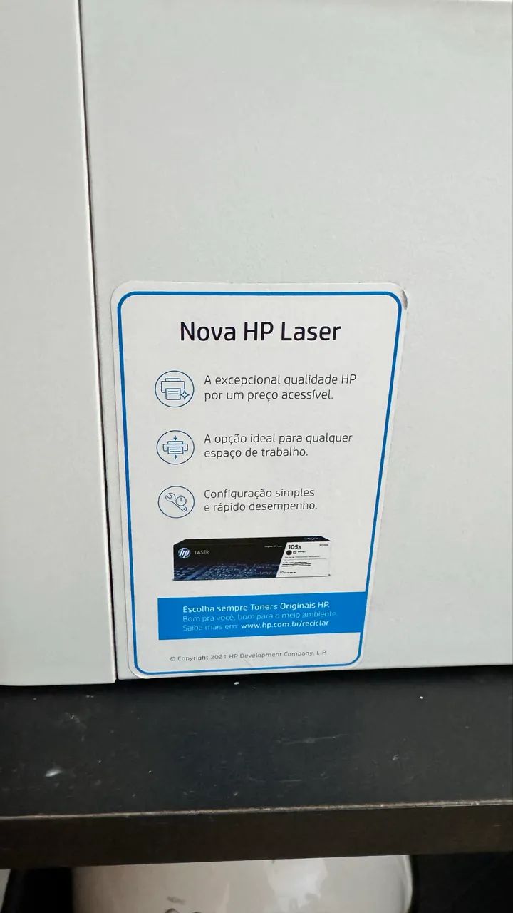 Impressora HP Laser 107w - Foto 3