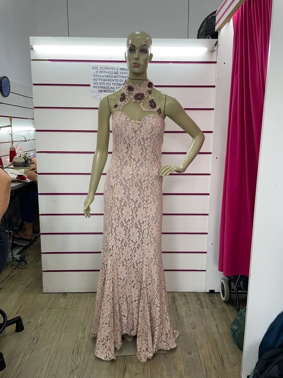 Vestido lindo longo Renda  - Foto 5