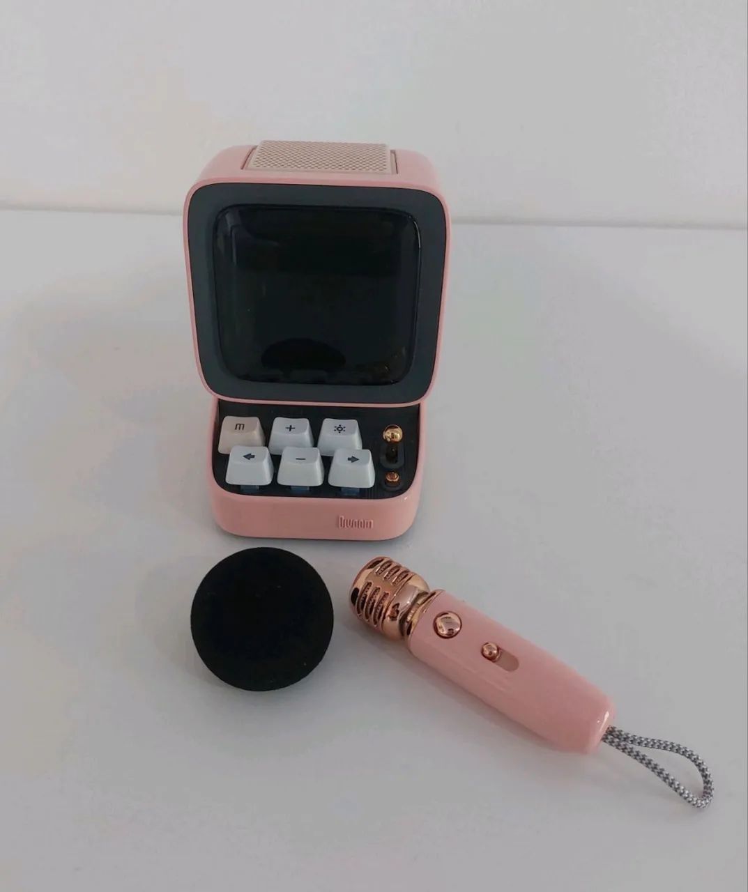 Caixa de Som Divoom Ditoo MIC Rosa c/ Microfone  - Foto 5