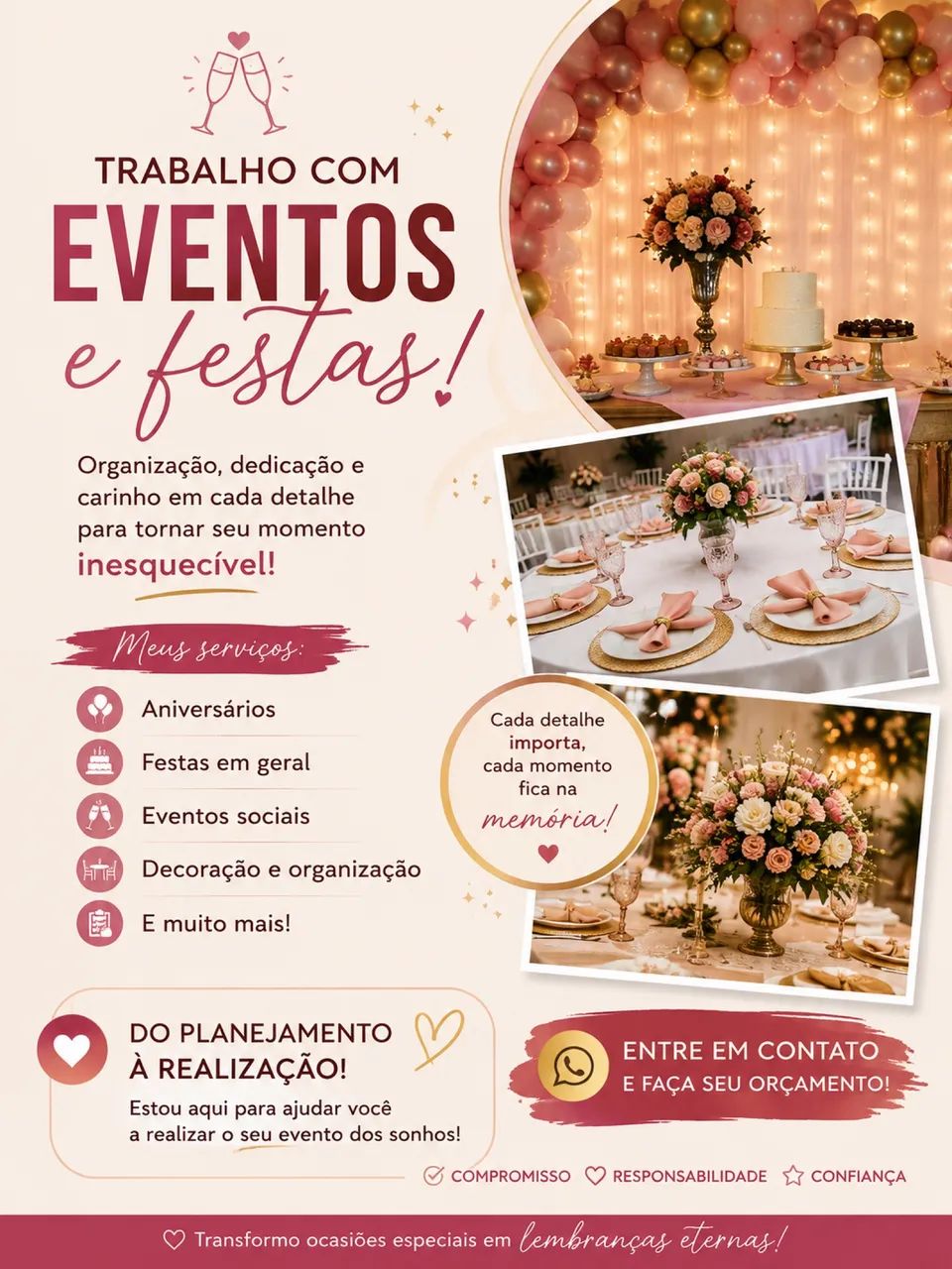 Trabalho com Eventos e Festas e Faxinas - Foto 2