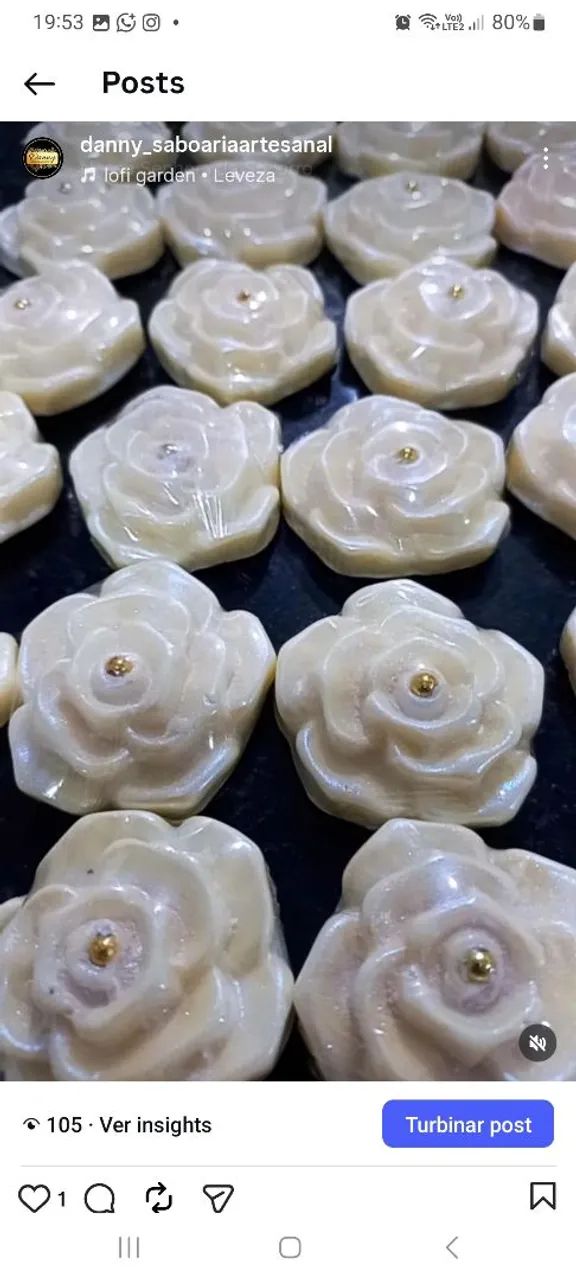 Lembrancinhas Sabonetes Flores 