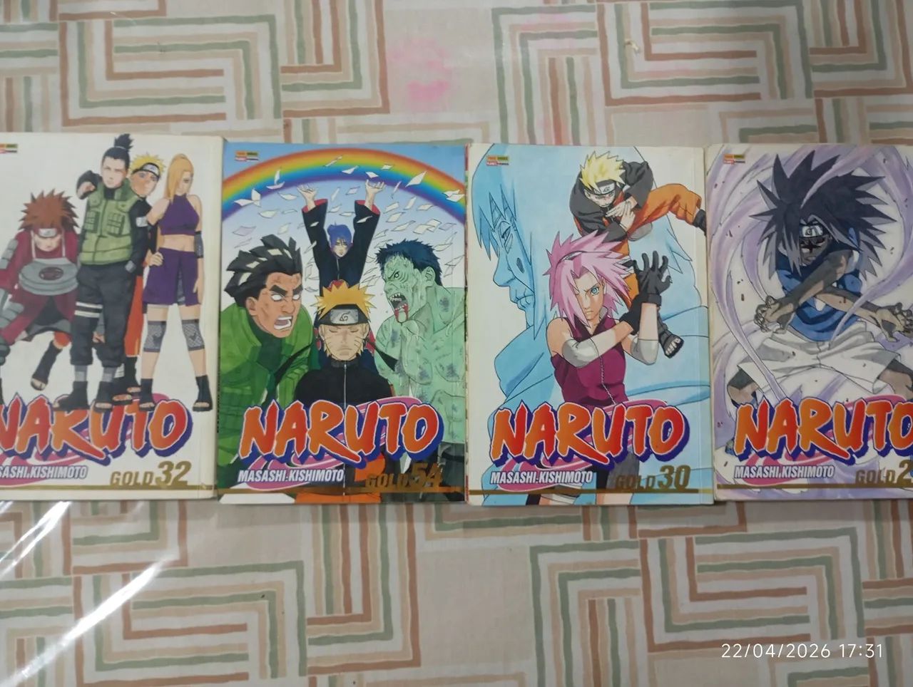 Coleção de 7Mangá do Naruto - Brinquedos e Jogos - Harmonia