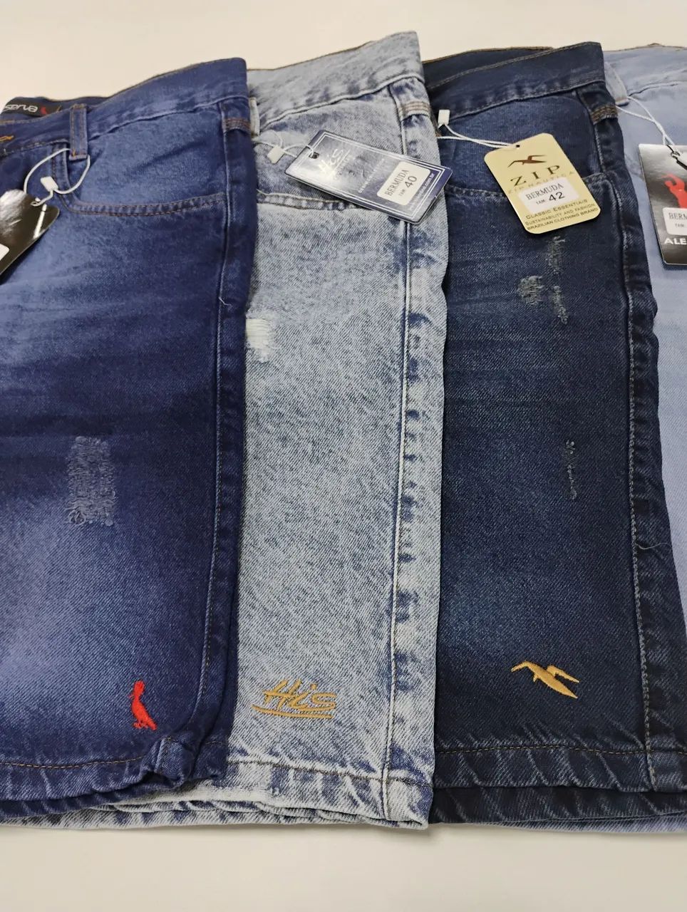 Bermuda jeans no atacado  - Foto 5