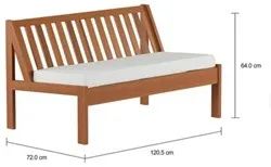 Banco LIPTO Tokstok + almofada assento