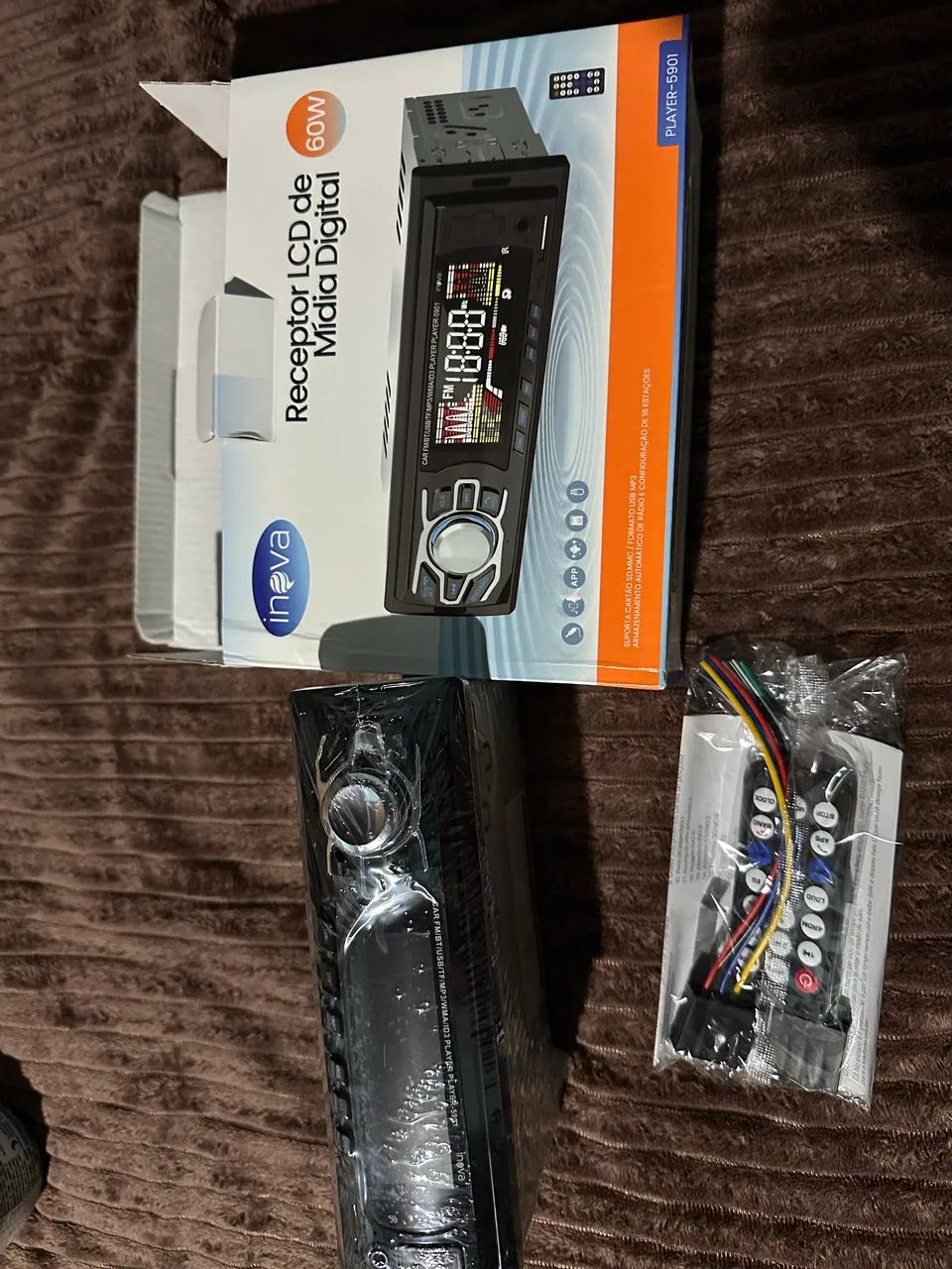 Som pra carro, 60w com bluetooth. - Foto 4