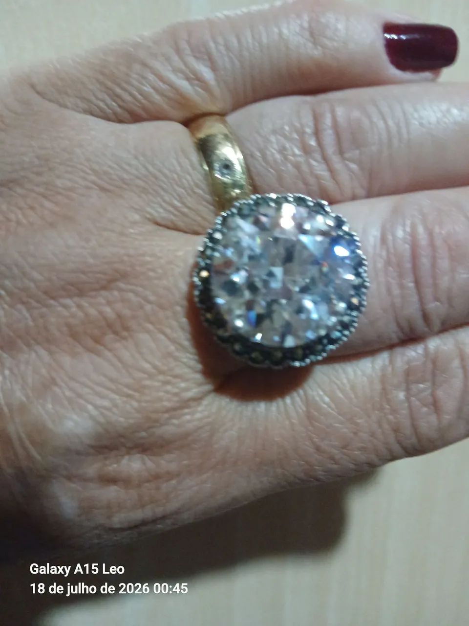 Anel em prata com zirconia  - Foto 4