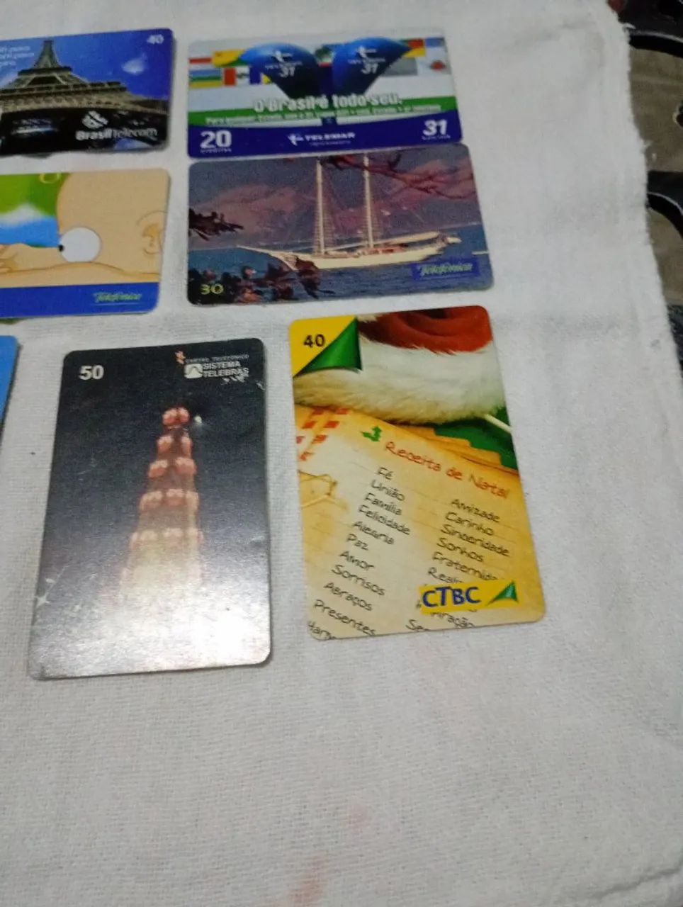 Cartão telefônico natal páscoa e de desenhos - Foto 3