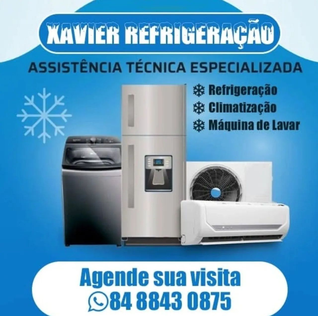 Conserto de geladeiras máquinas de lavar.