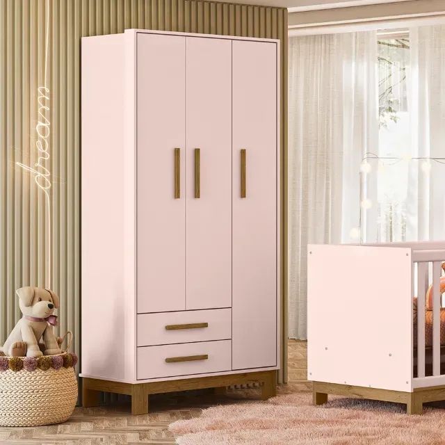 Guarda Roupas Infantil Encanto Slim 4340 - Foto 2