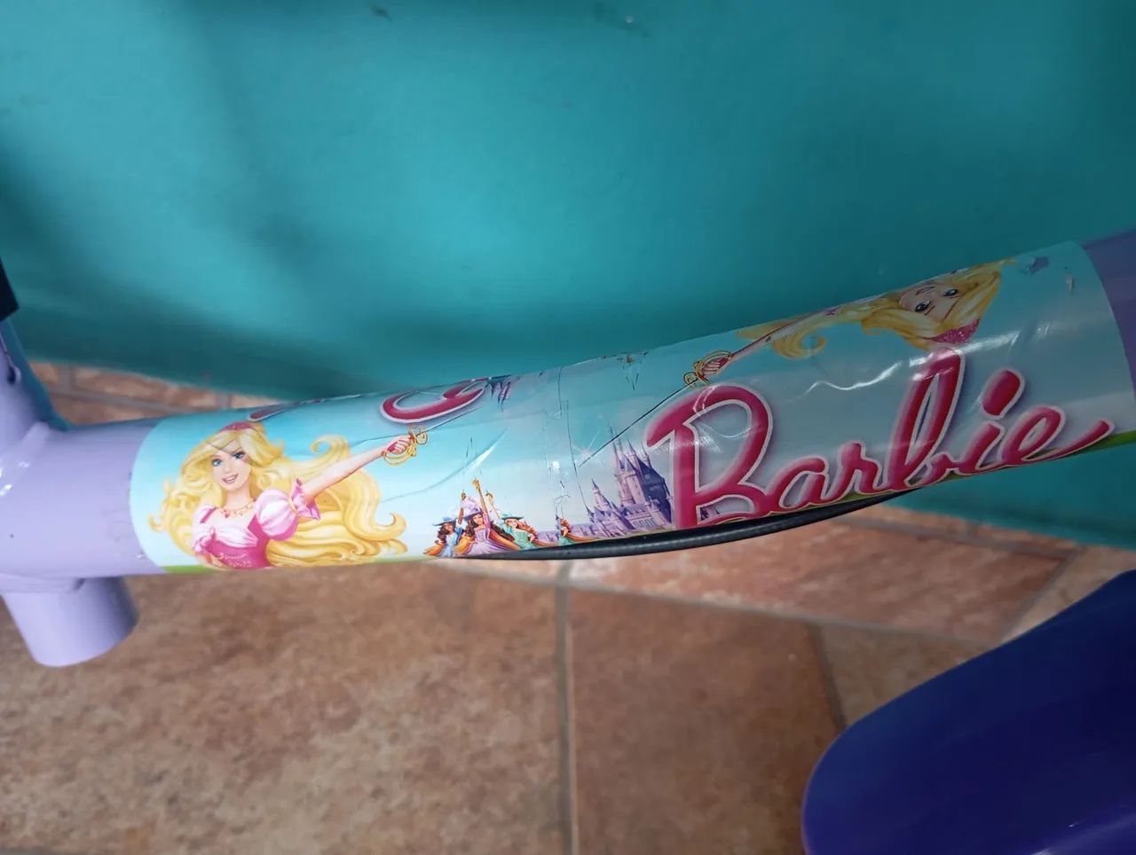 Bicicleta de equilíbrio aro 12 Caloi Barbie  - Foto 3