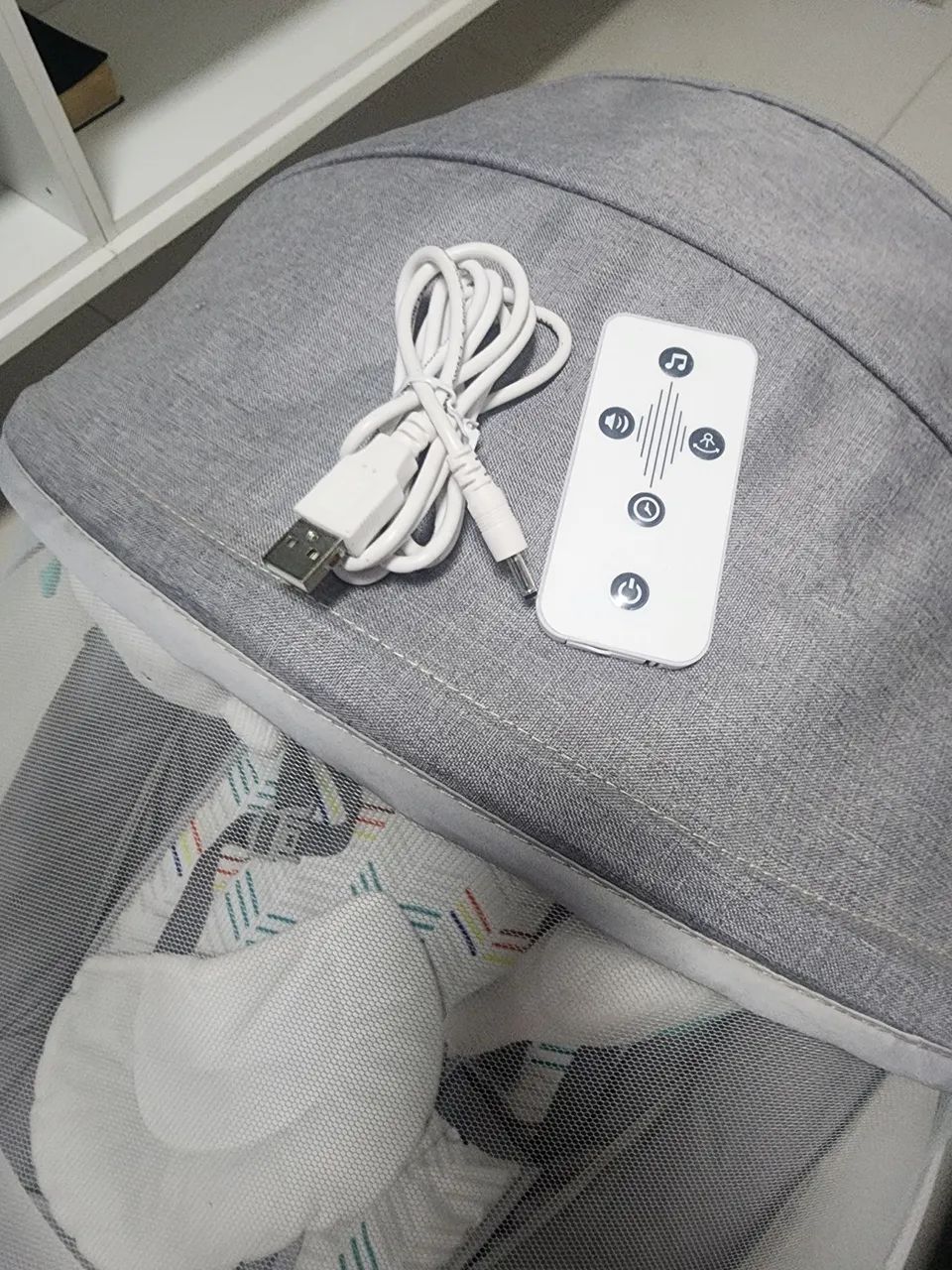 Cadeira de balanço para Bebê automática  - Foto 2