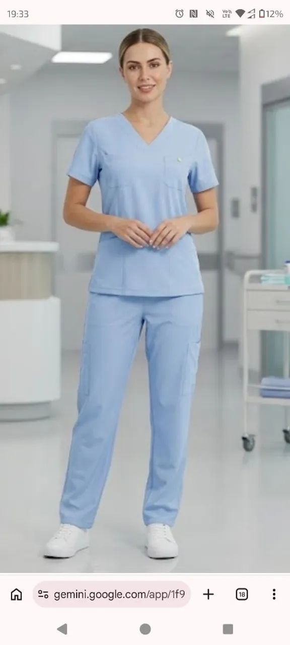 Scrubs malha tecnológica Poliamida