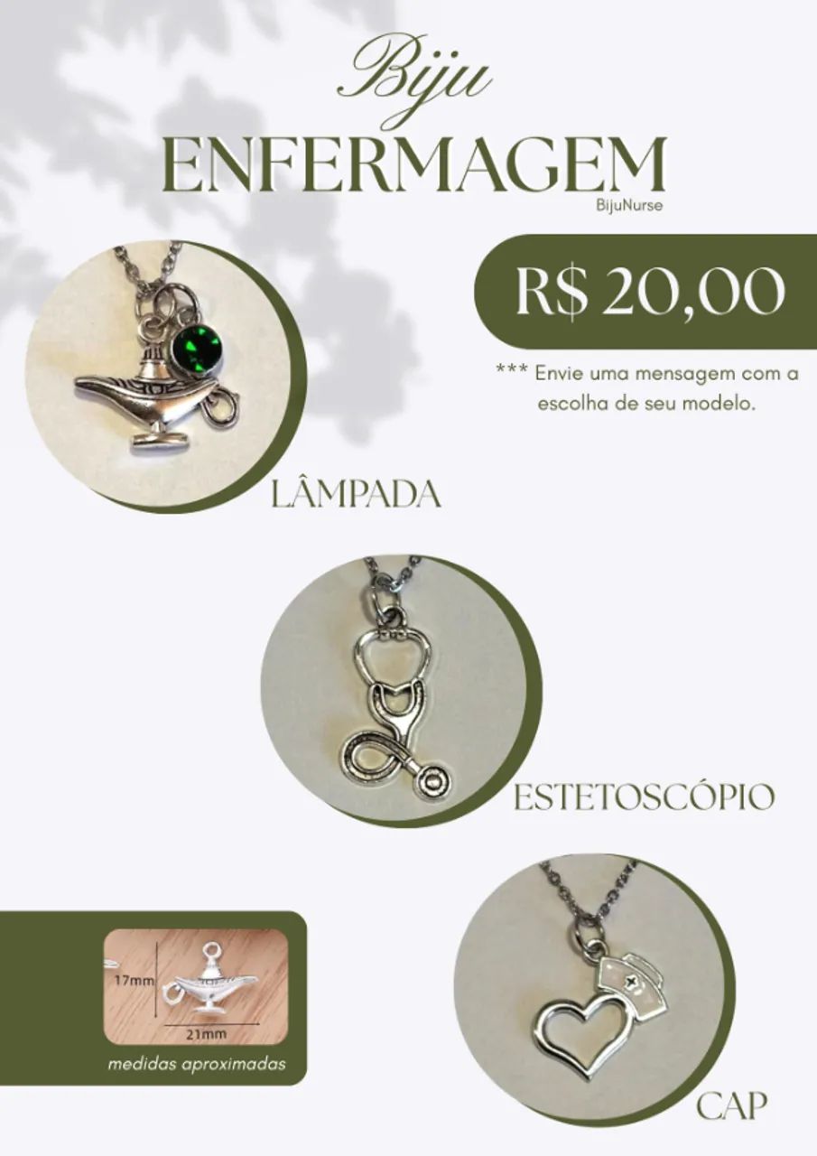 BIJUTERIA ENFERMAGEM - Foto 5