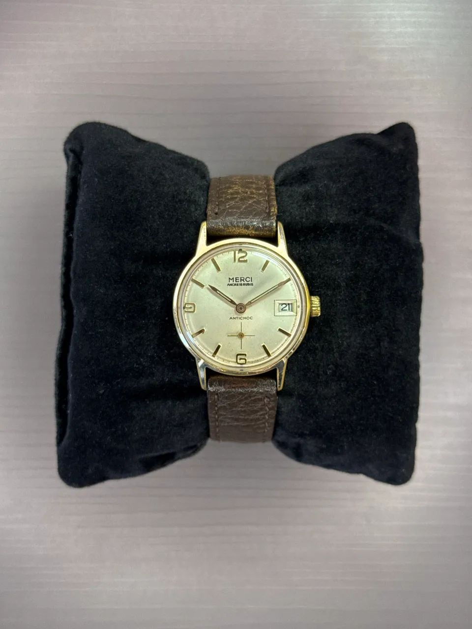 Relógio Merci Ancre 15 rubis