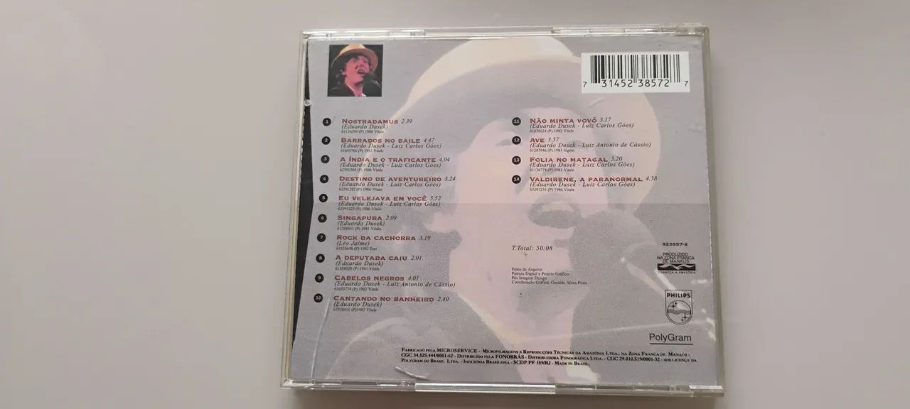 Cd Eduardo Dusek Minha História  - Foto 3